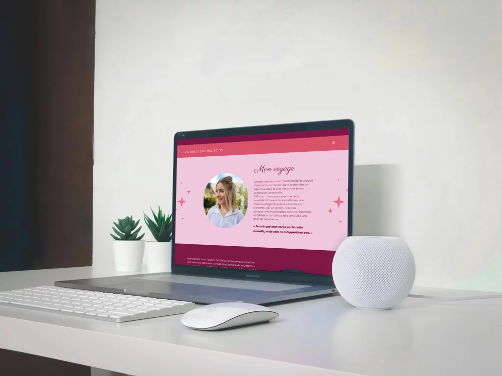 Site web Les maux par les soins