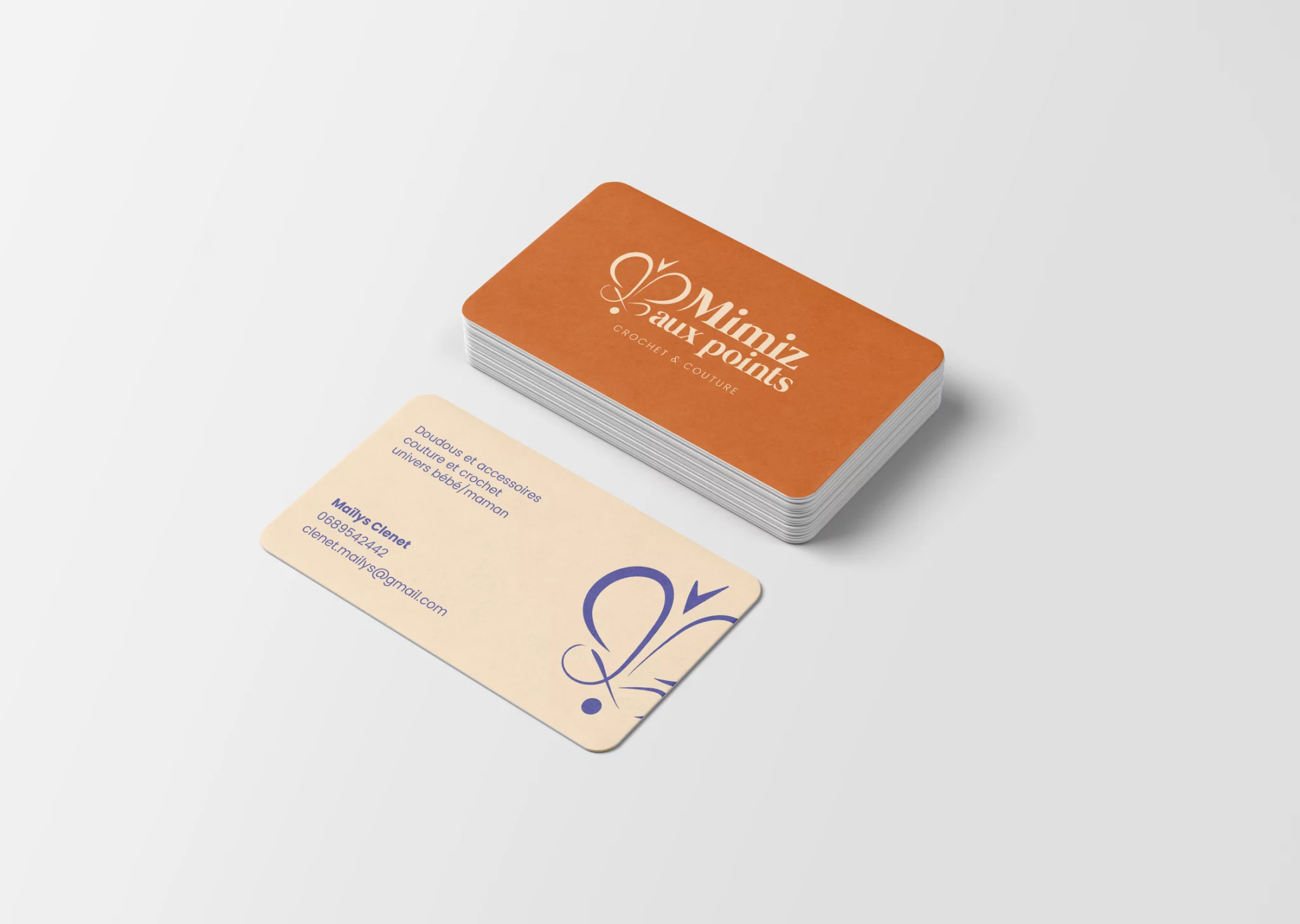 Identité visuelle Mimiz aux points