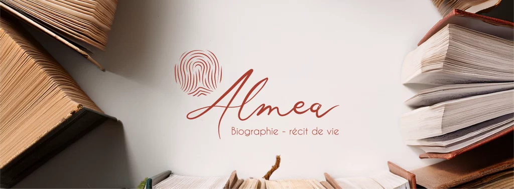 Identité visuelle Alméa - biographie et récits de vie