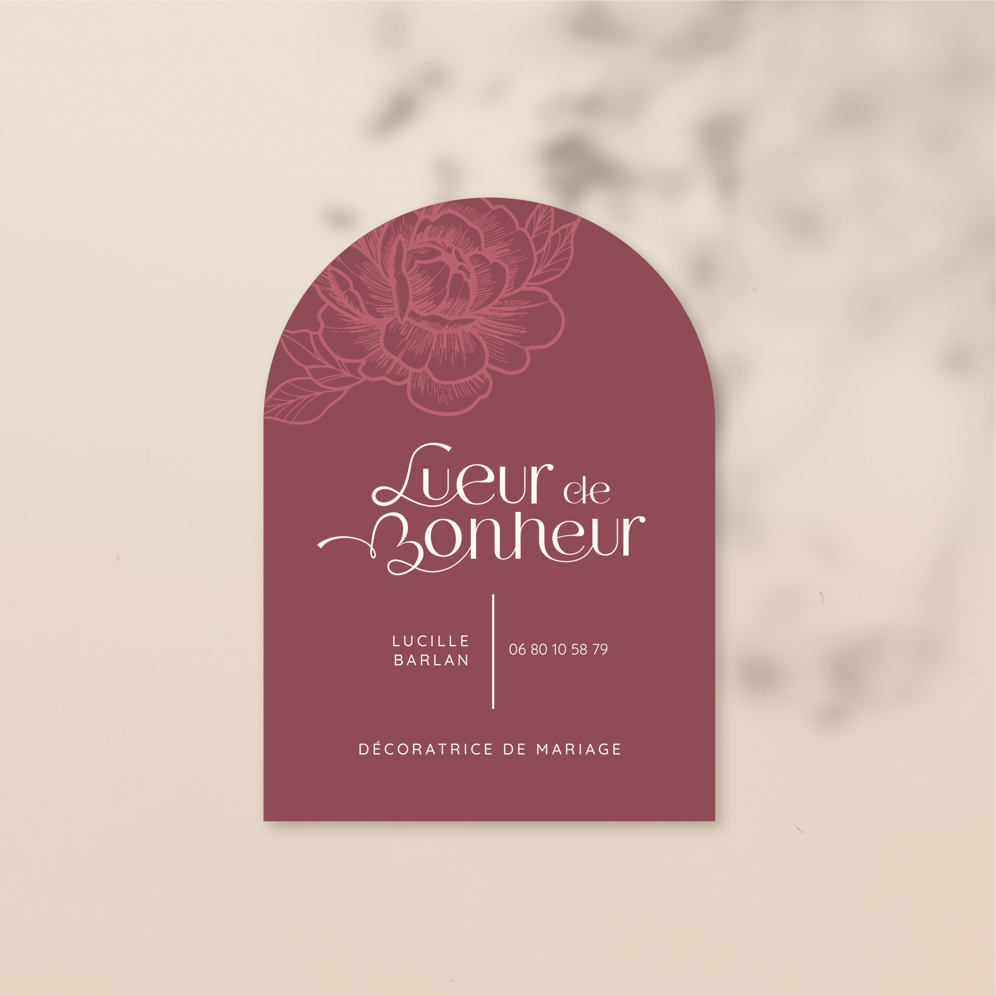 Logo Lueur de Bonheur - décoratrice de mariage